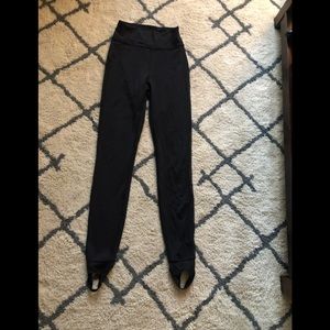 Lululemon Black Stirrup Leggings Size 4